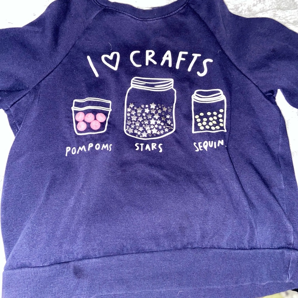 I love crafts sweatshirt